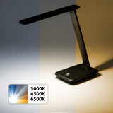 Maclean LED desk lamp, max. 9W, 220-240V AC, color changeable, dimmable, 450lm, MCE614 B