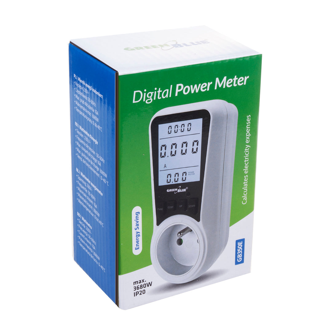 Energy Cost Meter Electricity Meter Power Consumption Energy Cost Meter Electricity Meter Wattmeter