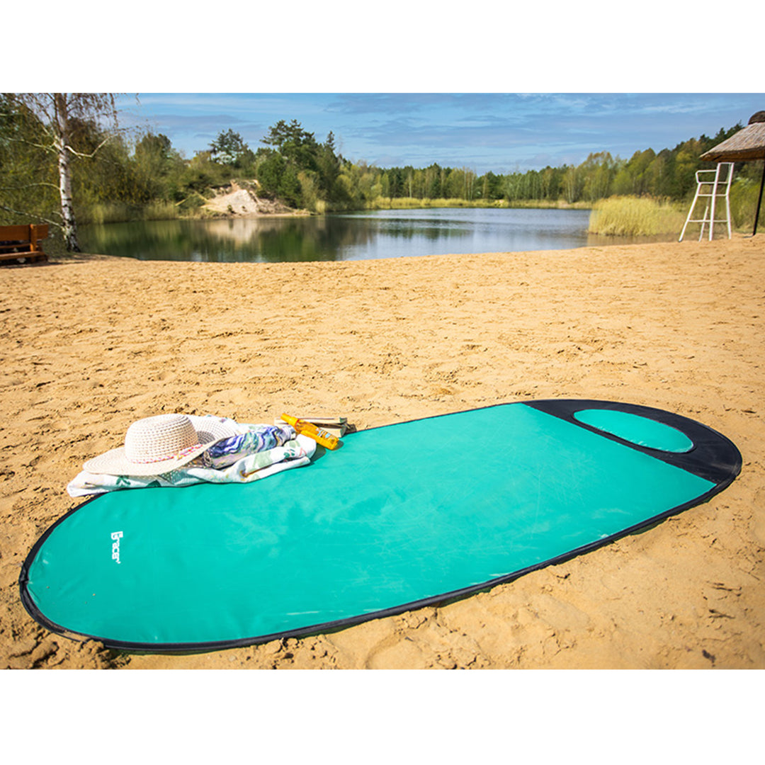 Beach Blanket Picnic Blanket 180x80cm Beach Mat Outdoor Blanket Waterproof Foldable Portable Mint