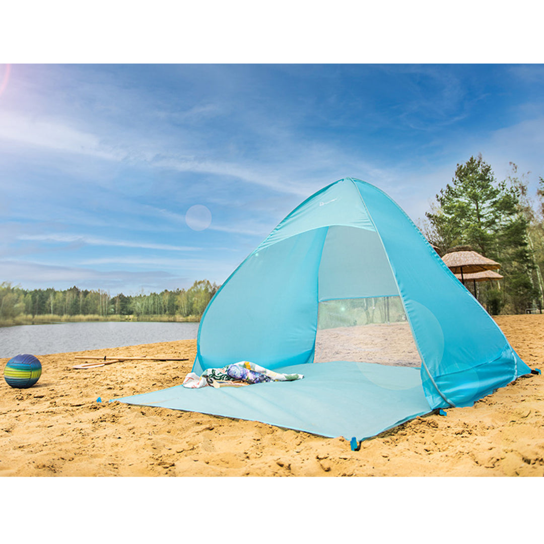 Beach Tent Instant Pop Up Tent Beach Shell Camping Tent Automatic Portable Throw Tent Outdoor 160 x 150 x 115cm
