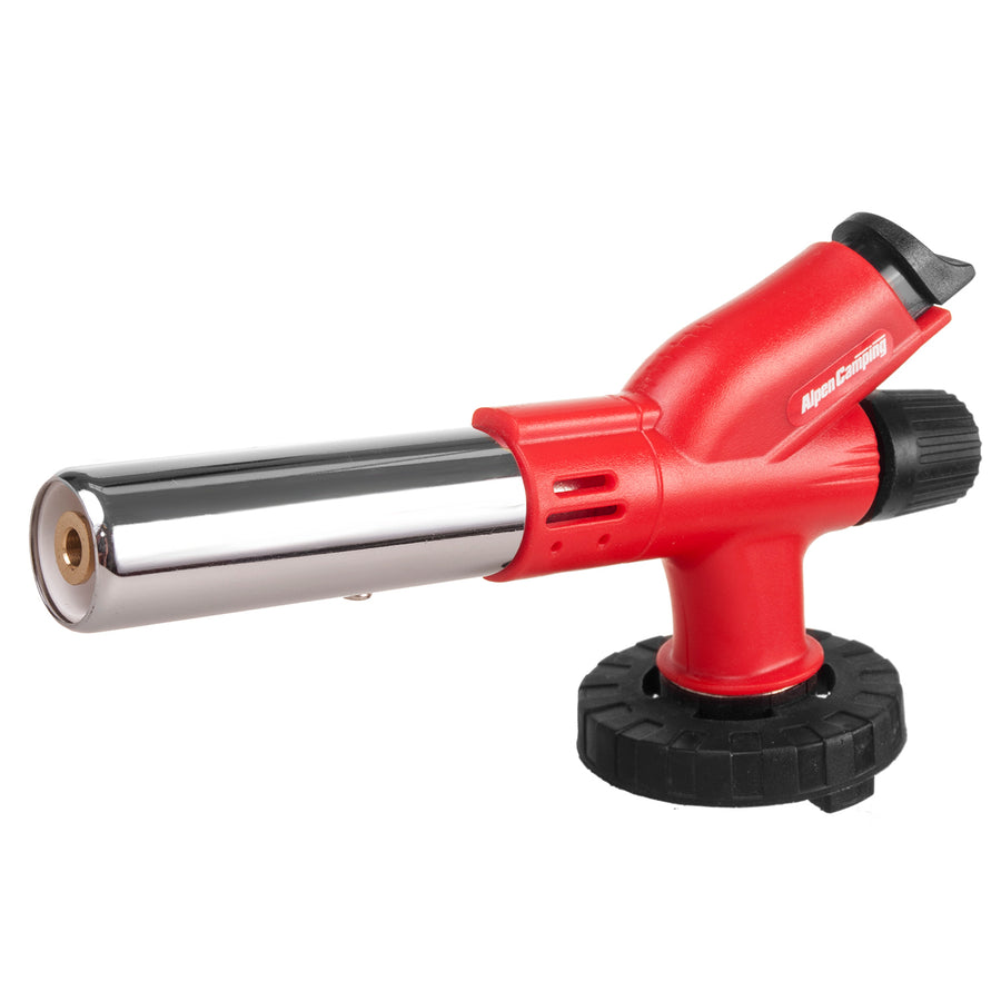 Alpen Camping cartridge burner, flame temperature 1300°C, piezoelectric ignition, flame adjustment, ETNA
