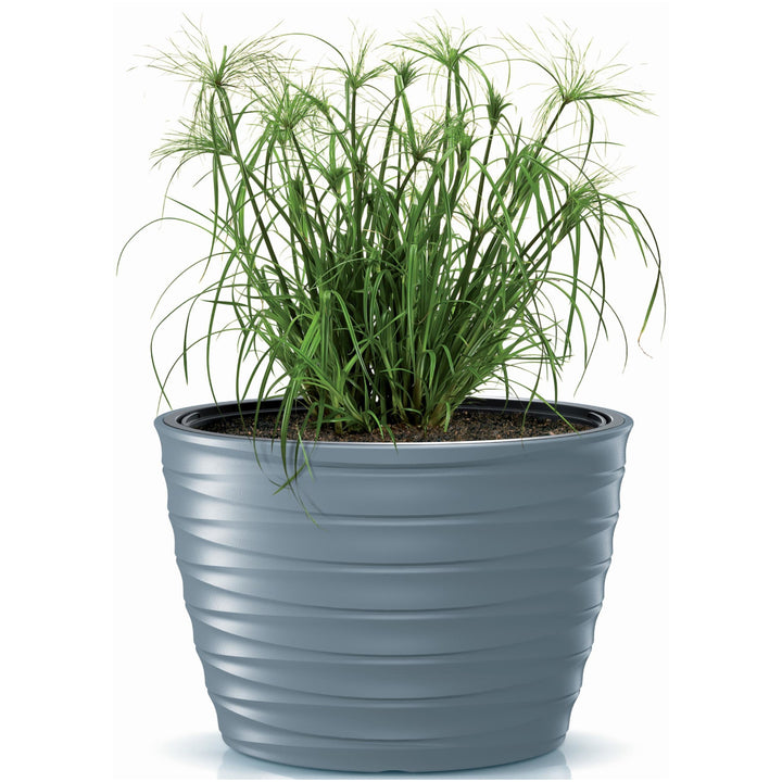 Prosperplast Freze DBFEE600-443U oval flower pot with insert - light grey