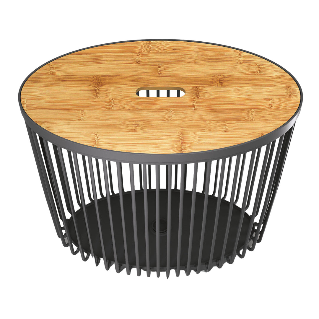Prosperplast Clubo ICLUE55T 55L anthracite basketstool