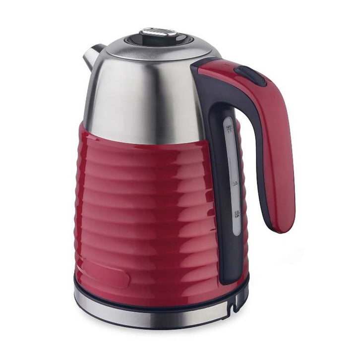 Maestro MR-051 Cordless Electric Water Kettle 1.7L - Red Stainless Steel Overheating Protection Stylish Stainless Steel Overheating Protection Stylish