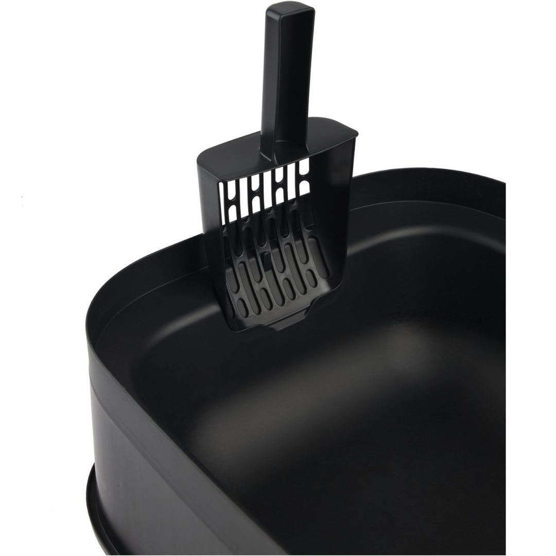 Rotho "Biala" MyPet cat litter box with lid and scoop - anthracite color