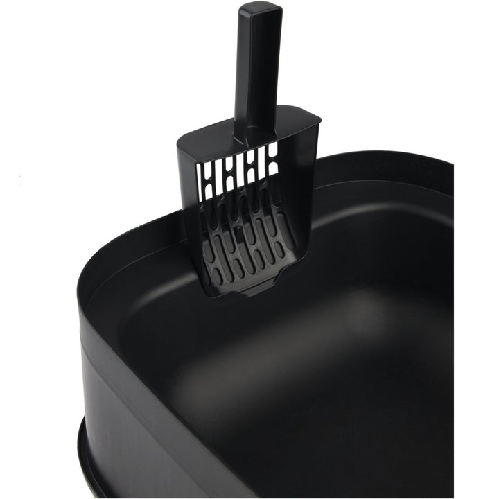 Rotho "Biala" MyPet cat litter box with lid and scoop - anthracite color