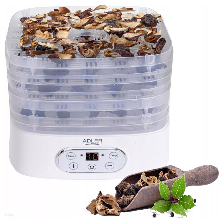 Food Dehydrator 550W LCD Fruit Mushroom Veg Meat Herb 5 Trays Overheat Protection