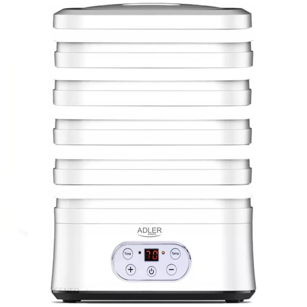 Dehydrator Bia 550W LCD Torthaí Muisiriún Glasraí Feola Luibh 5 Tráidire Cosaint róthéamh