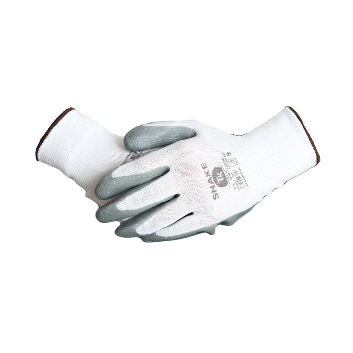 SNAKE GLOVES COATED WITH NITRILE SIZE (12 PAIRS)