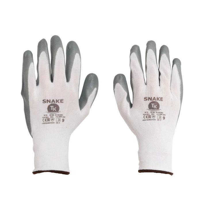 SNAKE GLOVES COATED WITH NITRILE SIZE (12 PAIRS)