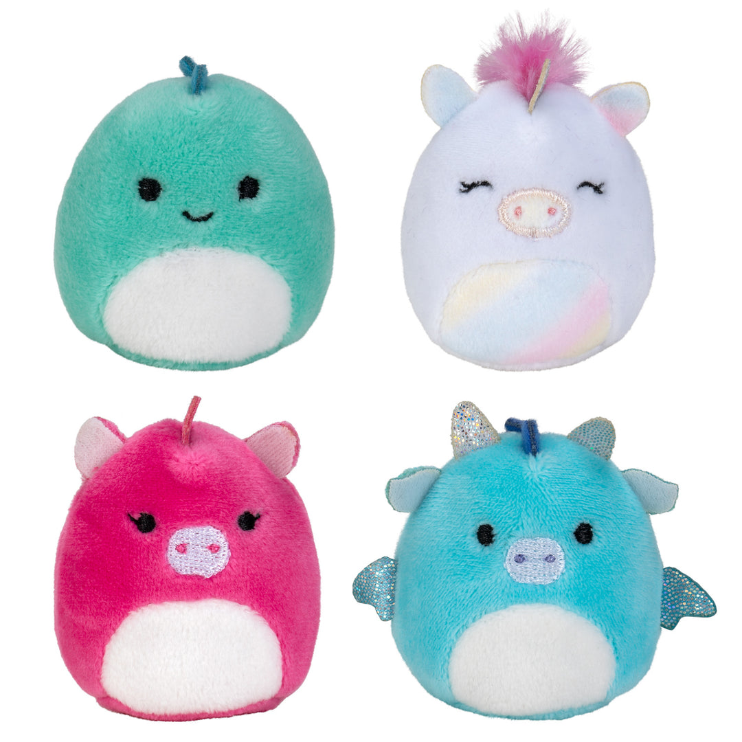 Mini Squishmallows Squishville Fantasy Squad 4 PCS 5cm Soft Plush Toy 2 inch