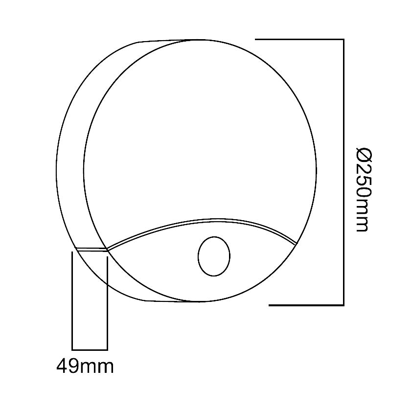 Maclean MCE357 Wall LED Lamp with IR Motion Sensor 10W IP44 Dusk to Dawn White Case Natural White (4000K), 900lm Indoor Outdoor Hallway Staircase