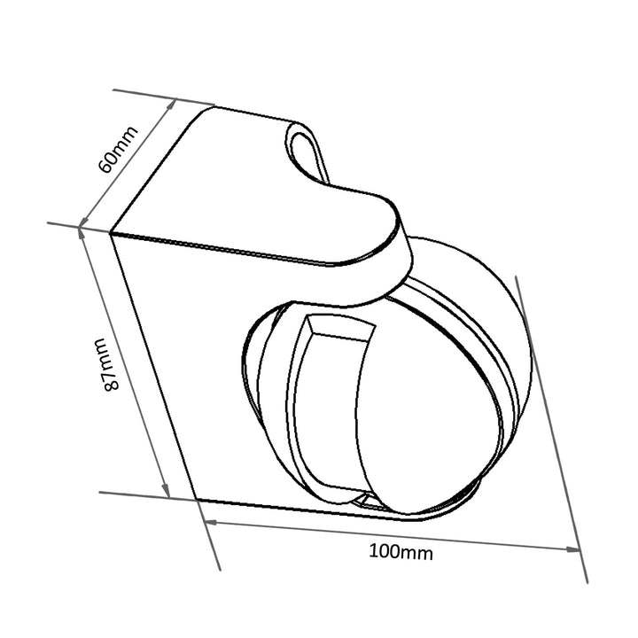 Maclean MCE358 W Áitíochta PIR Braiteoir Tairisceana Brathadóir Infridhearg Dusk-go-Dawn IP44, Bán, Raon 12m, Uillinn 180°, ualach uasta 800 / 1200W,