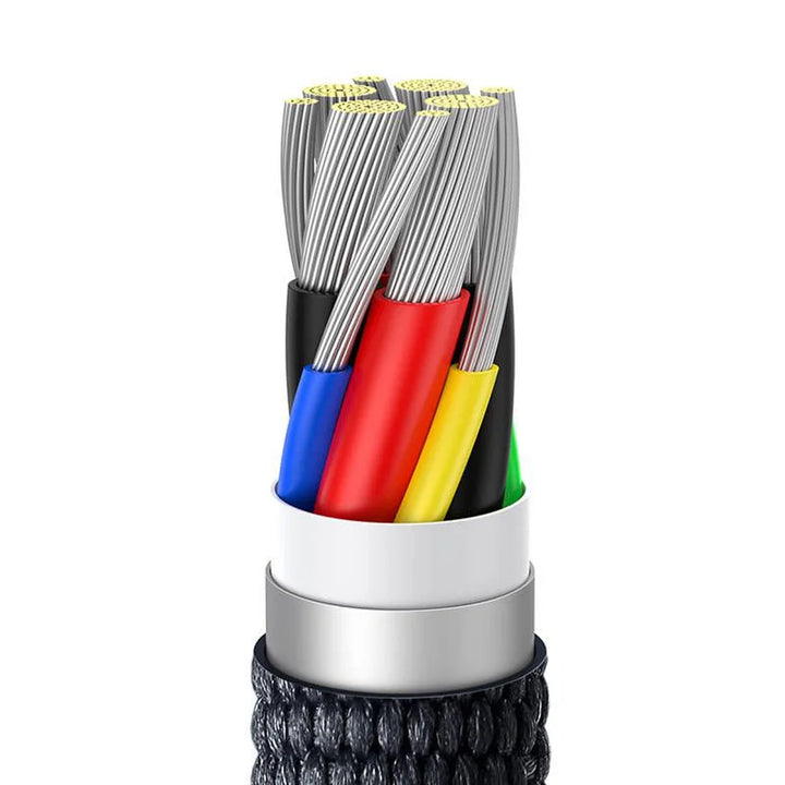 USB-C PD 2.0 1.2m cable Baseus Crystal CAJY000601 Quick Charge 3.0 100W cable