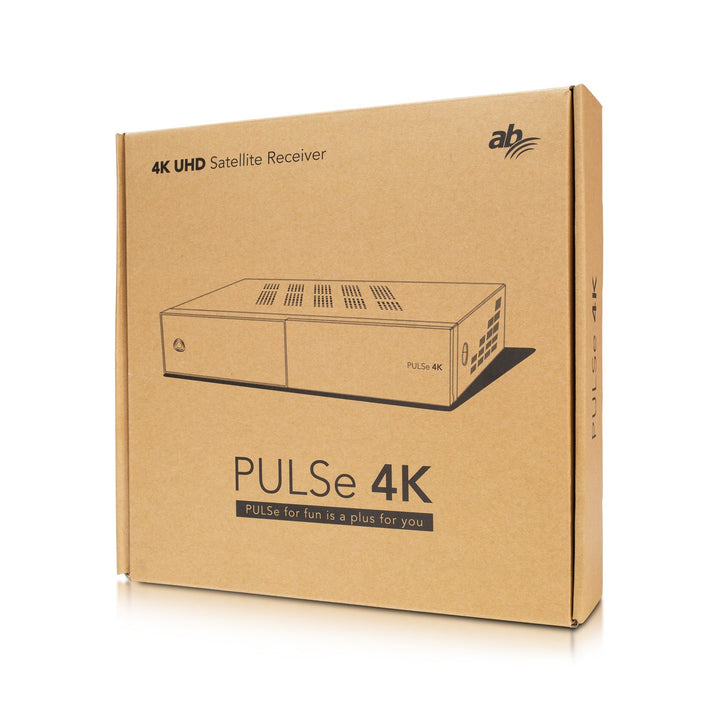 AB PULSe 4K UHD Satelltie Receiver (version 1x DVB-S2X tuner) HDMI MicroSD Digital HDR