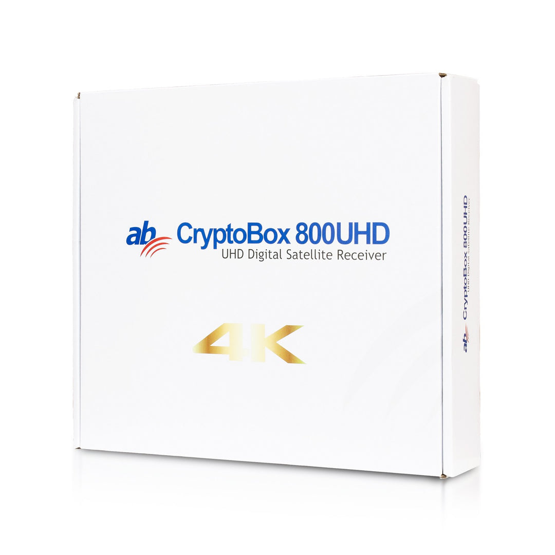 AB Cryptobox 800 Digital Satellite Receiver and Media Player 2in1 UHD ...