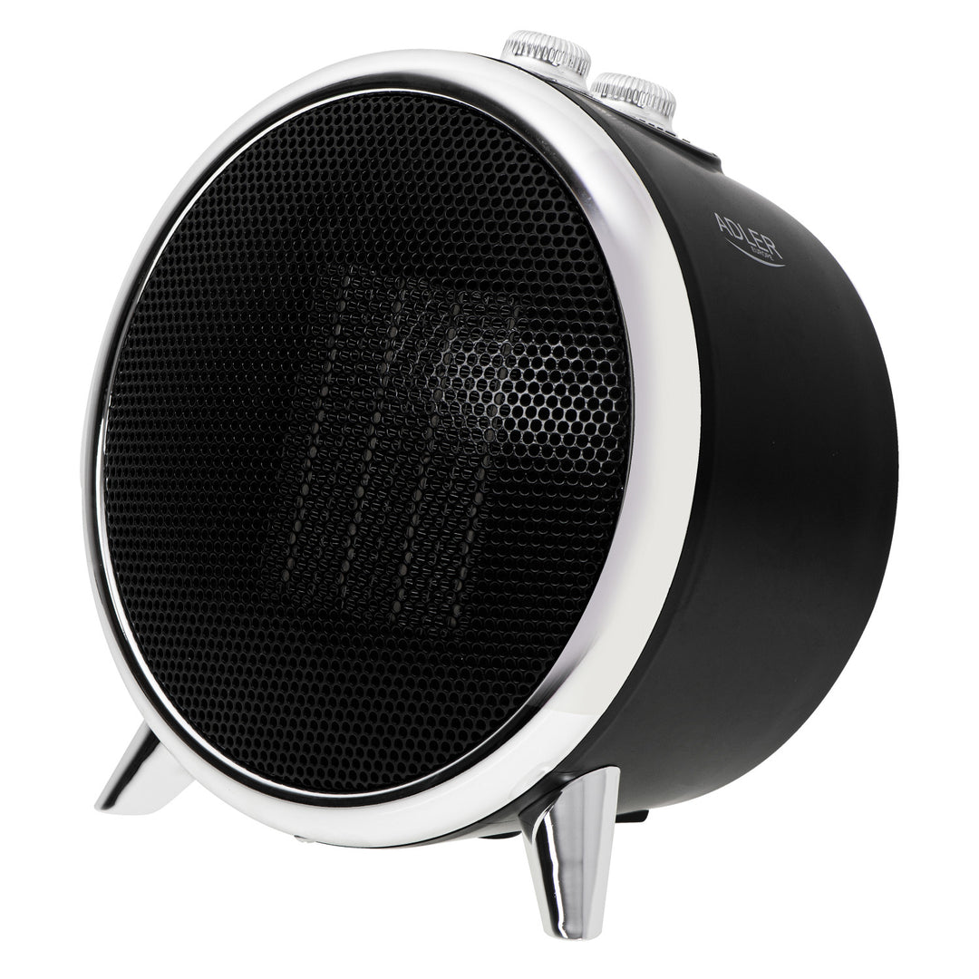 Adler AD 7742 Ceramic Floor Fan Heater 1500W Thermostat Efficient 2 Modes Overheating Protection Fan Only Mode
