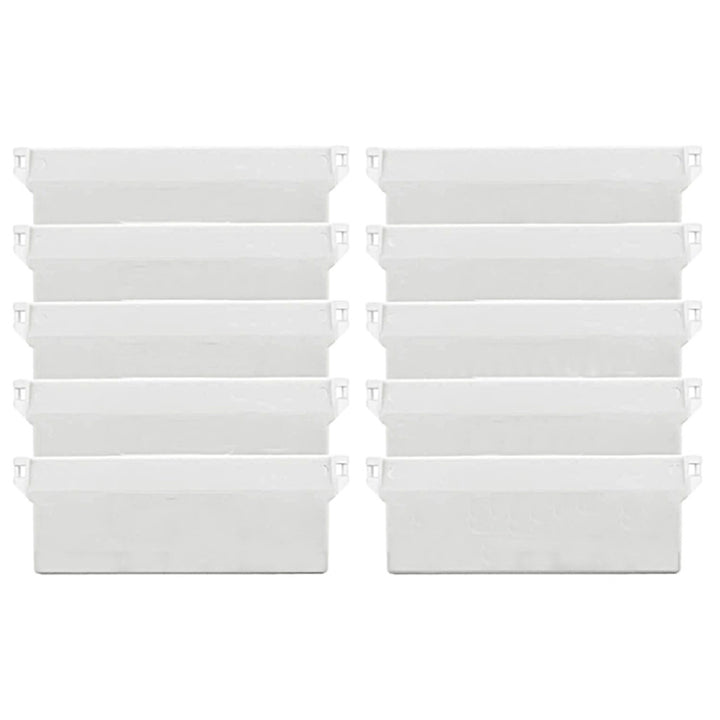 Dorolet ZP/OBC127 Set of 10 Vertical Blinds Bottom Weights 5'' 5 Inch 127mm - Plastic - White