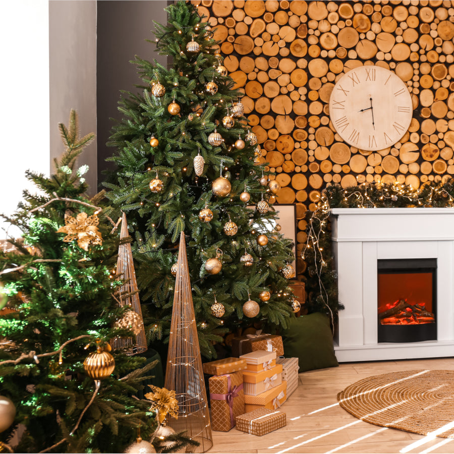 Christmas Tree Diamond Pine Premium PVC Diamond Flakes Snow