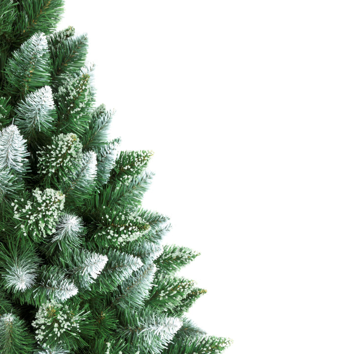 Artificial Christmas Tree Diamond Pine 160 cm - High Quality - Green with Frost