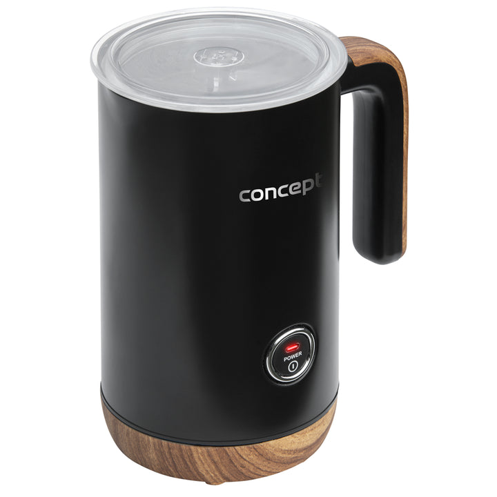 Coincheap Nordach NM4101 Bainne Frother 500W Dubh le haghaidh Seacláid Te Latte Cappuccino Frappe 3 Modh Cruach Dhosmálta