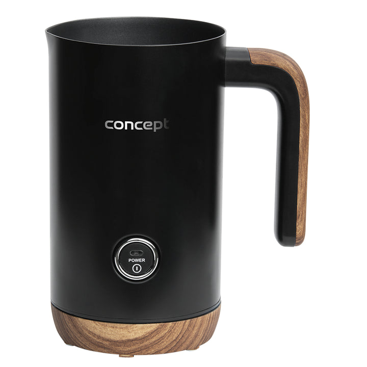 Coincheap Nordach NM4101 Bainne Frother 500W Dubh le haghaidh Seacláid Te Latte Cappuccino Frappe 3 Modh Cruach Dhosmálta