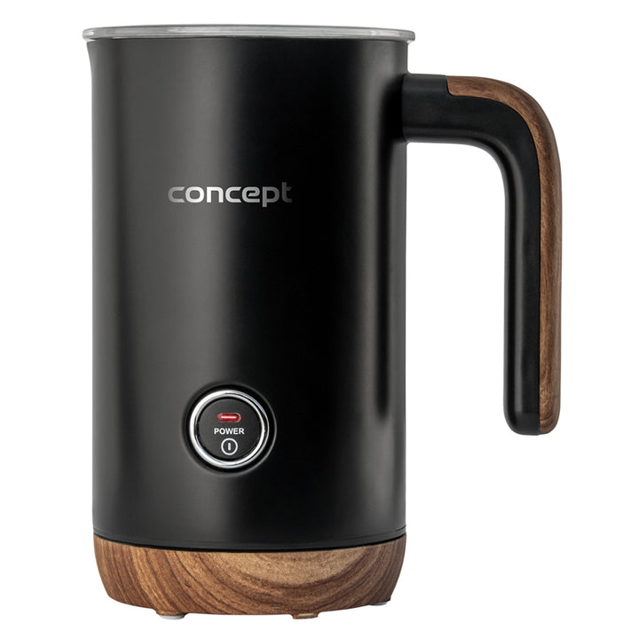 Coincheap Nordach NM4101 Bainne Frother 500W Dubh le haghaidh Seacláid Te Latte Cappuccino Frappe 3 Modh Cruach Dhosmálta