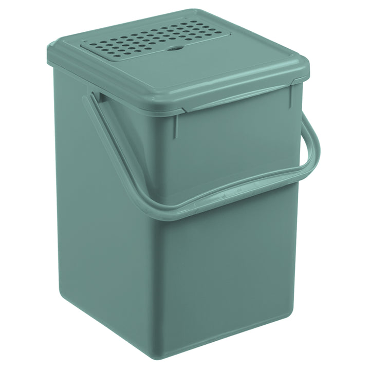 Rotho Bio Home Compost Bucket 8L with Carbon Filter Handle Composter Waste Bin