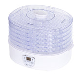 Camry CR 6659 Food Dehydrator 5 Trays 550W 35-70°C Temperature Control Electric Display Timer Perfect for Mushrooms Vegetables Fruit Fish Meat Herbs Flowers