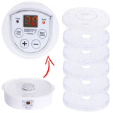 Camry CR 6659 Food Dehydrator 5 Trays 550W 35-70°C Temperature Control Electric Display Timer Perfect for Mushrooms Vegetables Fruit Fish Meat Herbs Flowers