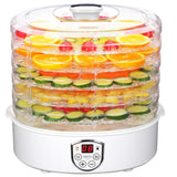 Camry CR 6659 Food Dehydrator 5 Trays 550W 35-70°C Temperature Control Electric Display Timer Perfect for Mushrooms Vegetables Fruit Fish Meat Herbs Flowers