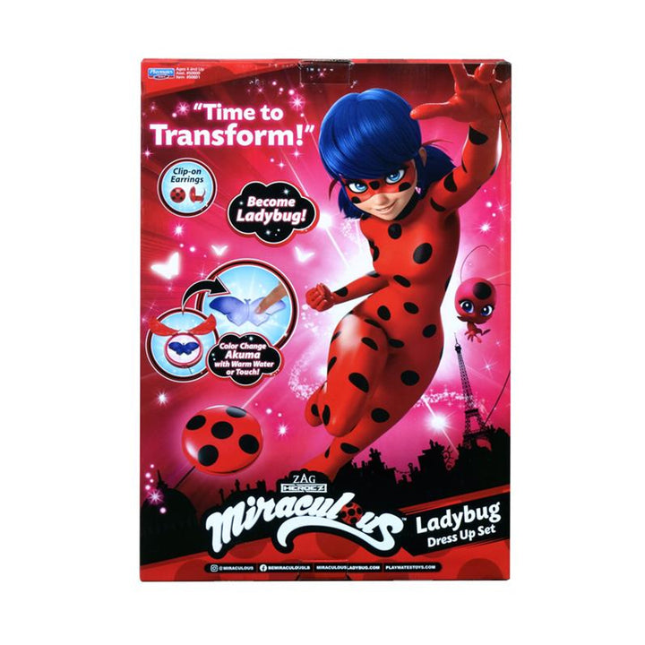 Miraculous Ladybug gléasadh suas Socraigh Miraculum Kwami Tikki Yo-yo Superhero Masc