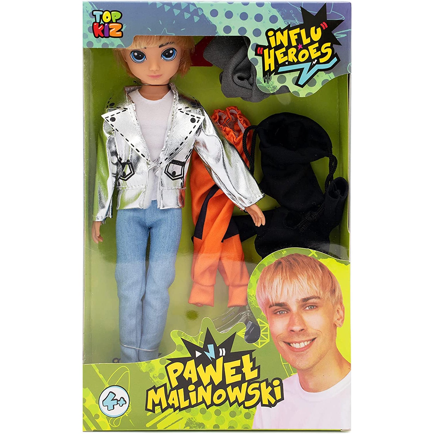 Influ Heroes Pawel Malinowski set with accessories and changing clothe