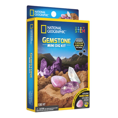 National Geographic Dig Gem Set Excavation Kit Geology Educational Toy