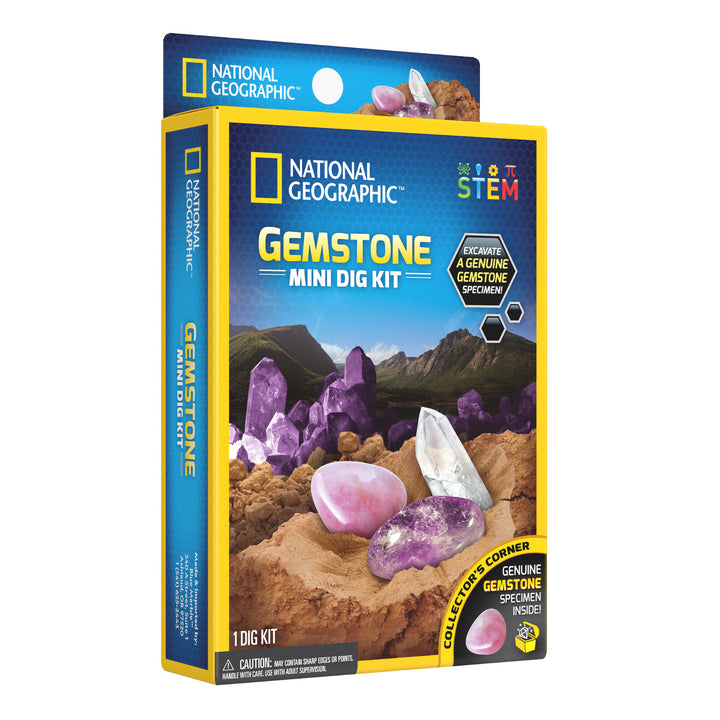 National Geographic Dig Gem Set Excavation Kit Geology Educational Toy