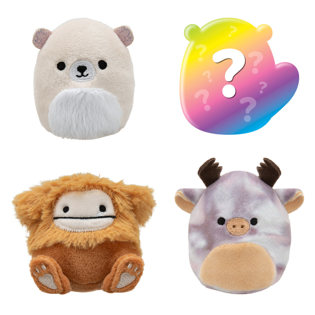 Squishville Squishmallows 4 Pack Mount Squishmore Squad Plush Toy 5cm