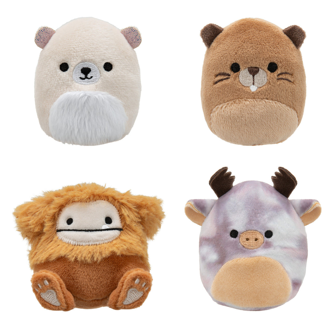 Squishville Squishmallows 4 Pack Mount Squishmore Squad Plush Toy 5cm