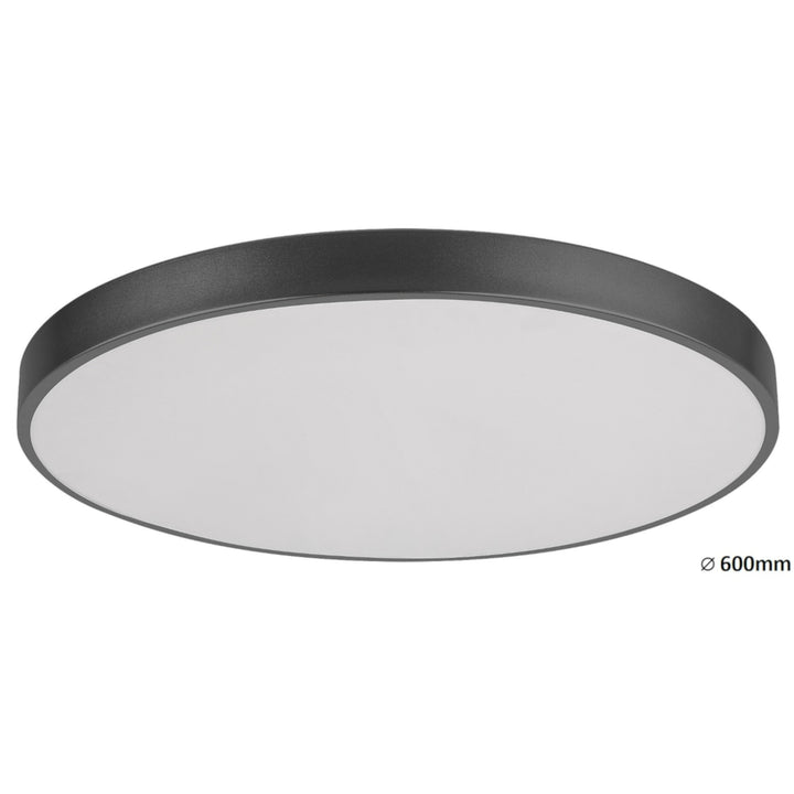 Ceiling Round LED Lamp Light 60W Modern Adjustable Colour Temperature Metal Frame