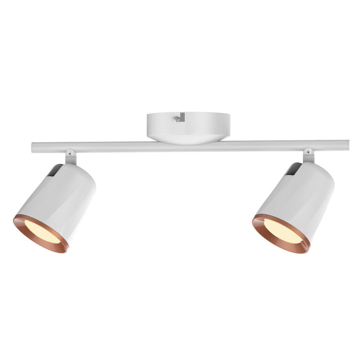 Rabalux Solange Ceiling Spotlight 24W with 4 Lights White & Rose Gold Elegant Adjustable