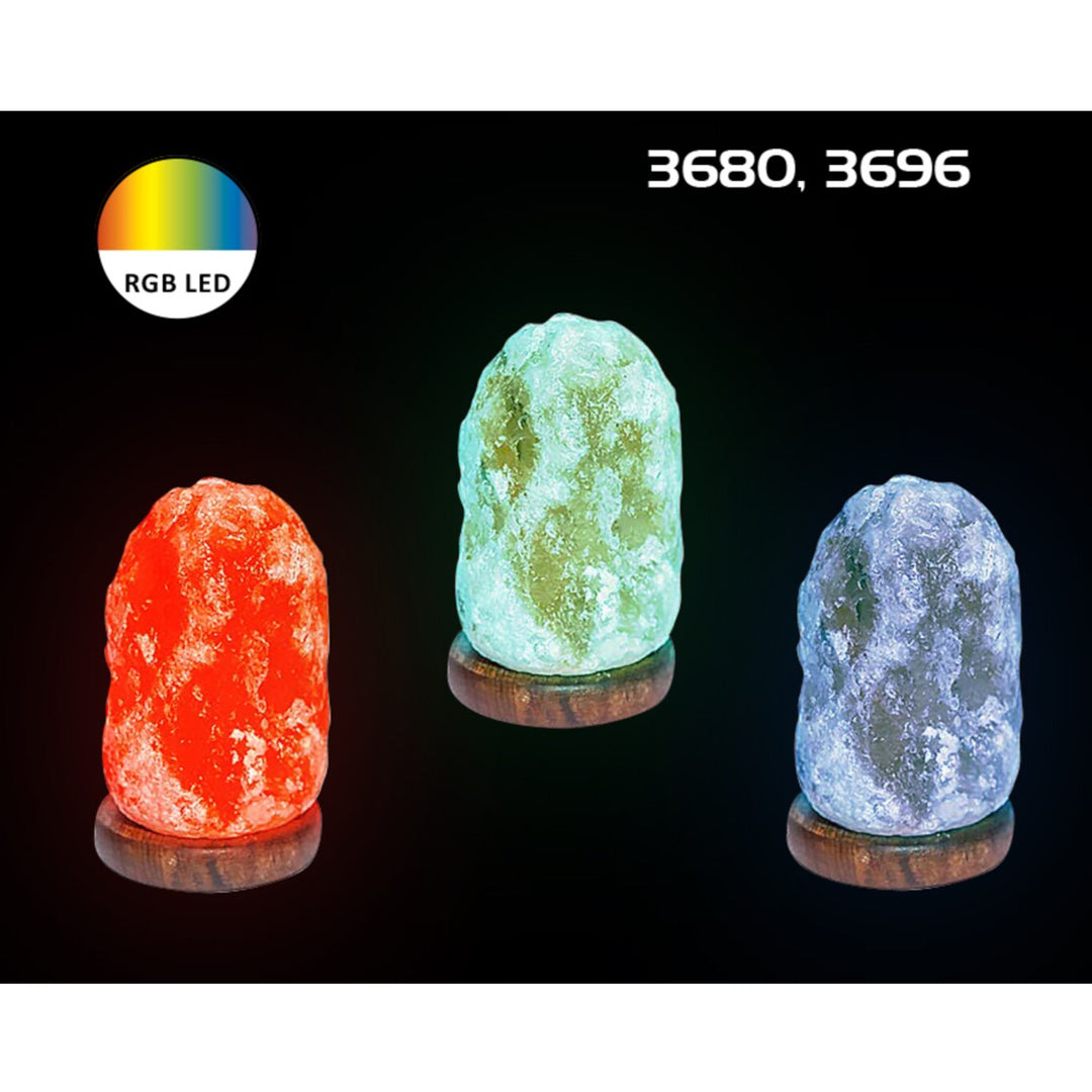 Crystal Salt Decorative Lamp Light Orange Rock USB RGB LED 1W 5V IP20