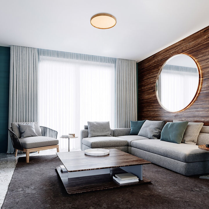 Ceiling Lamp LED Round Light 24W Scandinavian Warm White IP20