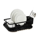 Maestro MR-1024 Dish Drainer with 1 Shelf Dish Dryer with Cutlery Tack 40 cm Black