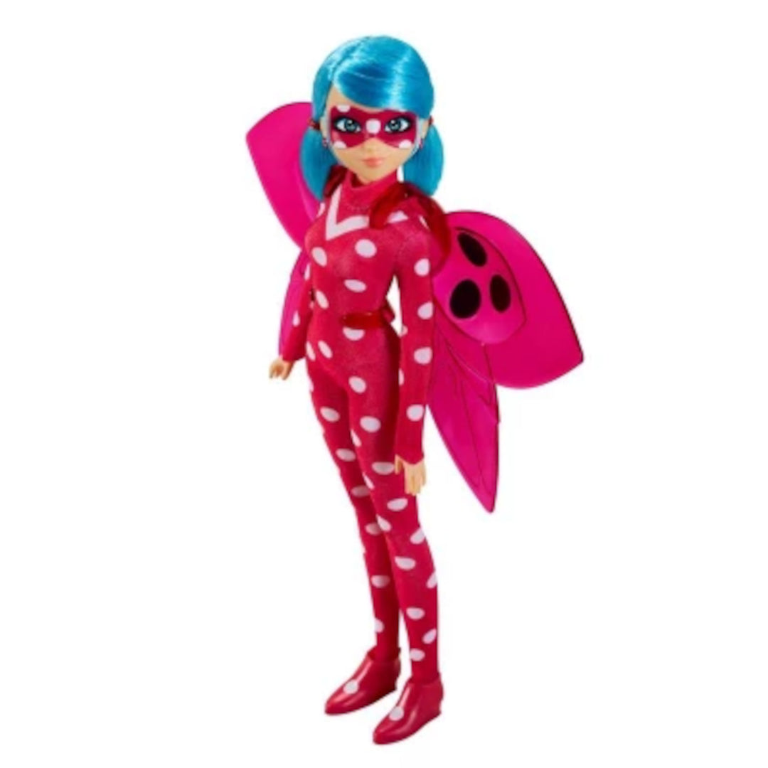 Miraculous Cosmobug Ladybug Marinette Doll Bendable Arms & Legs Toy