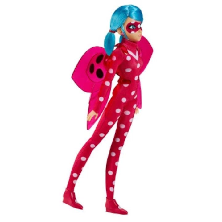 Miraculous Cosmobug Ladybug Marinette Doll Bendable Arms & Legs Toy