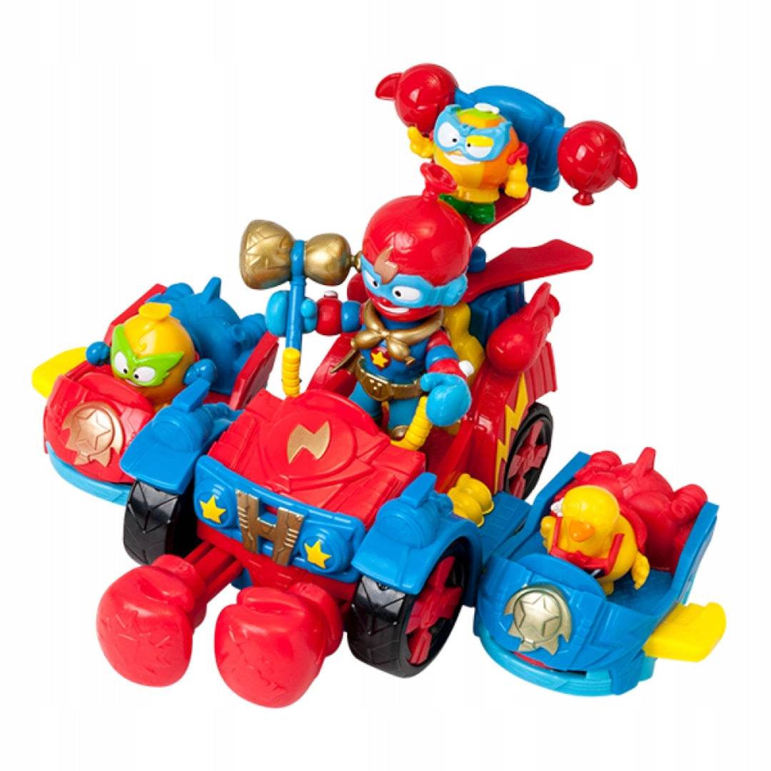 SuperThings Vehicle Balloon Boxer Superhero Playset Kazoom Kids Figurines