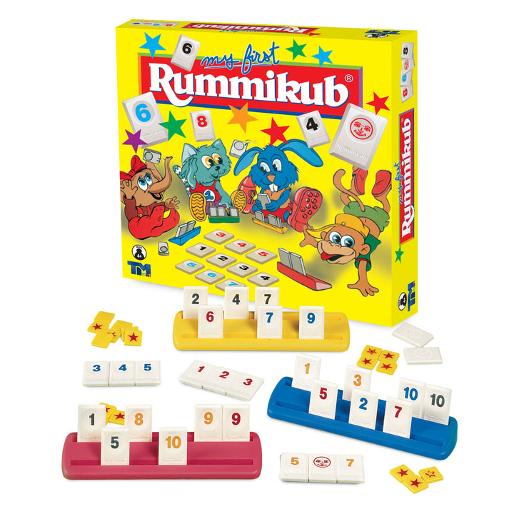 Cluiche Boird Rummikub Loighic Leagan Kids Seinn Spraoi Teaghlaigh