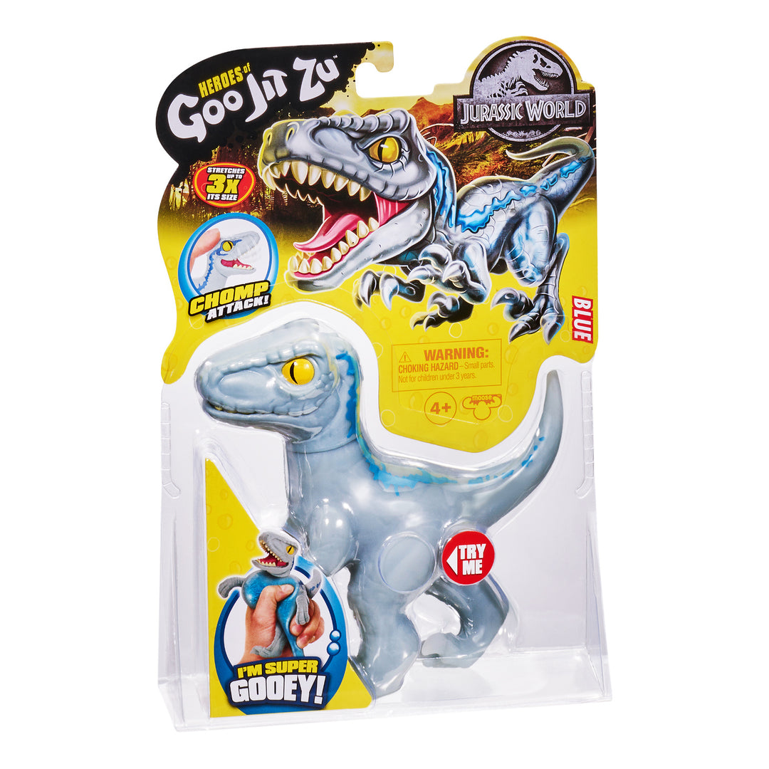 Heroes of Goo Jit Zu Jurassic World Dinosaur Blue Figurine Dino