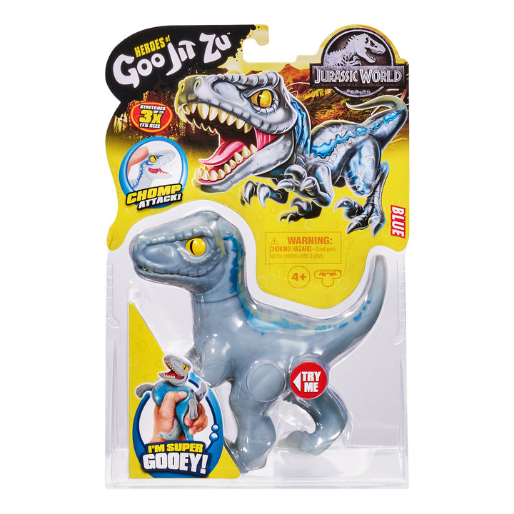 Laochra Goo Jit Zu Jurassic Domhanda Dineasár Gorm Figurine Dino