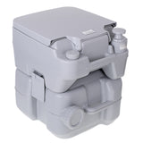 Portable Toilet Bucket 20L Travel Lid Flush Water Tank Camping Festival 115kg WC