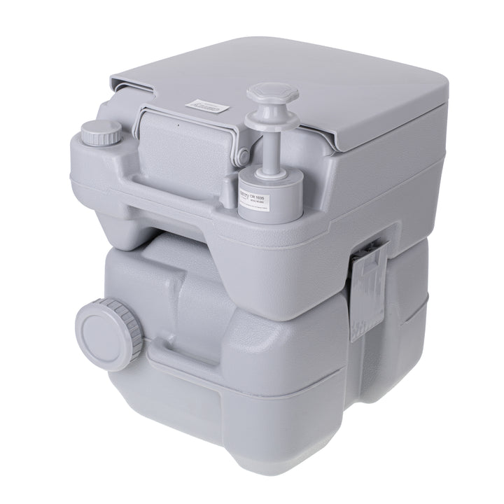 Portable Toilet Bucket 20L Travel Lid Flush Water Tank Camping Festival 115kg WC